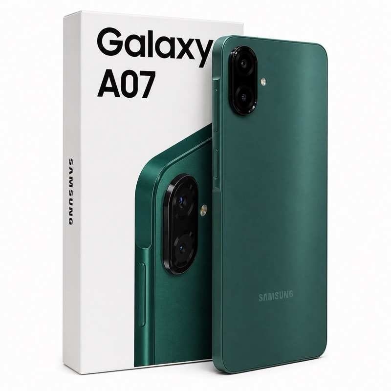 Celular Galaxy A07 Tela 6.7 128GB 4G Câmera Dupla 50MP Samsung