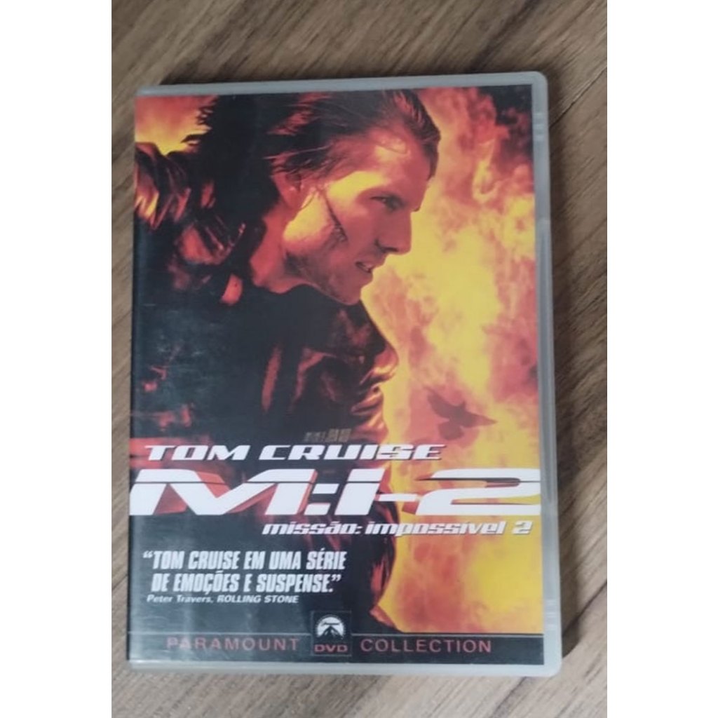 Tom Cruise M:I:2 Missão Impossível 2 DVD ORIGINAL USADO