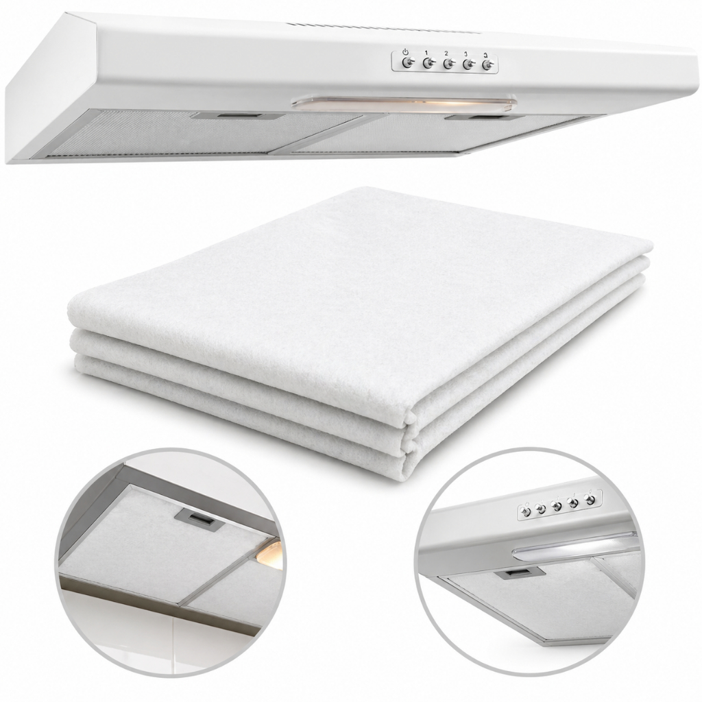 Imagem 2 Filtros Manta P/ Coifa Exaustor Depurador Colormaq Suggar Mondial Colombo Branco