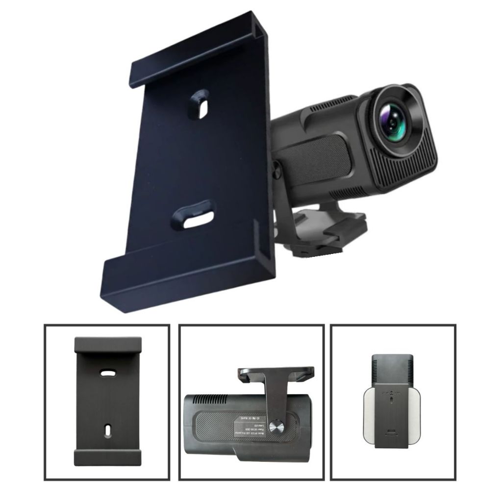 Suporte Projetor HY320 Ajustável Teto e Parede Preto com Kit Instalação