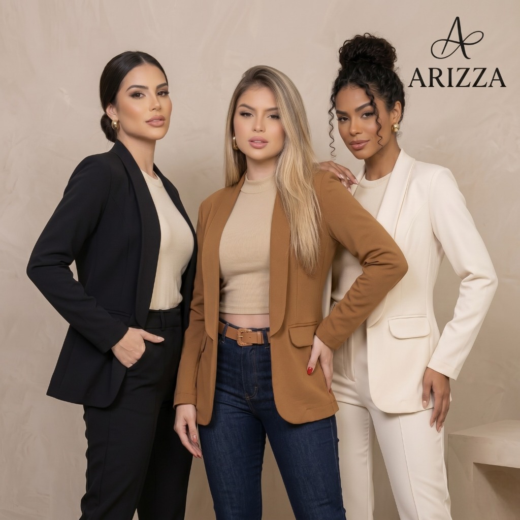 Blazer Feminino Alongado Premium Alfaiataria Max Acinturado Casaco Social Elegante Casual Moda Tendência