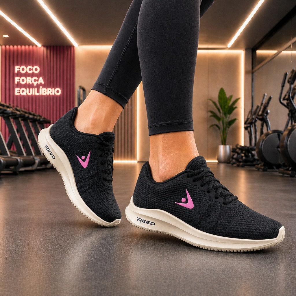 Tênis Unissex Academia Leve Macio Confortável Para Corrida Caminhada Treinos E Ritmo Diário