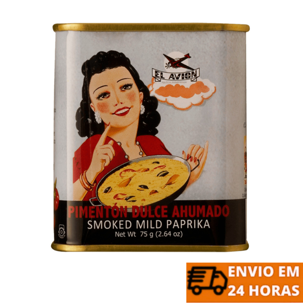 Páprica Doce Defumada Espanhola El Avion 75g
