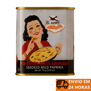 Páprica Doce Defumada Espanhola El Avion 75g