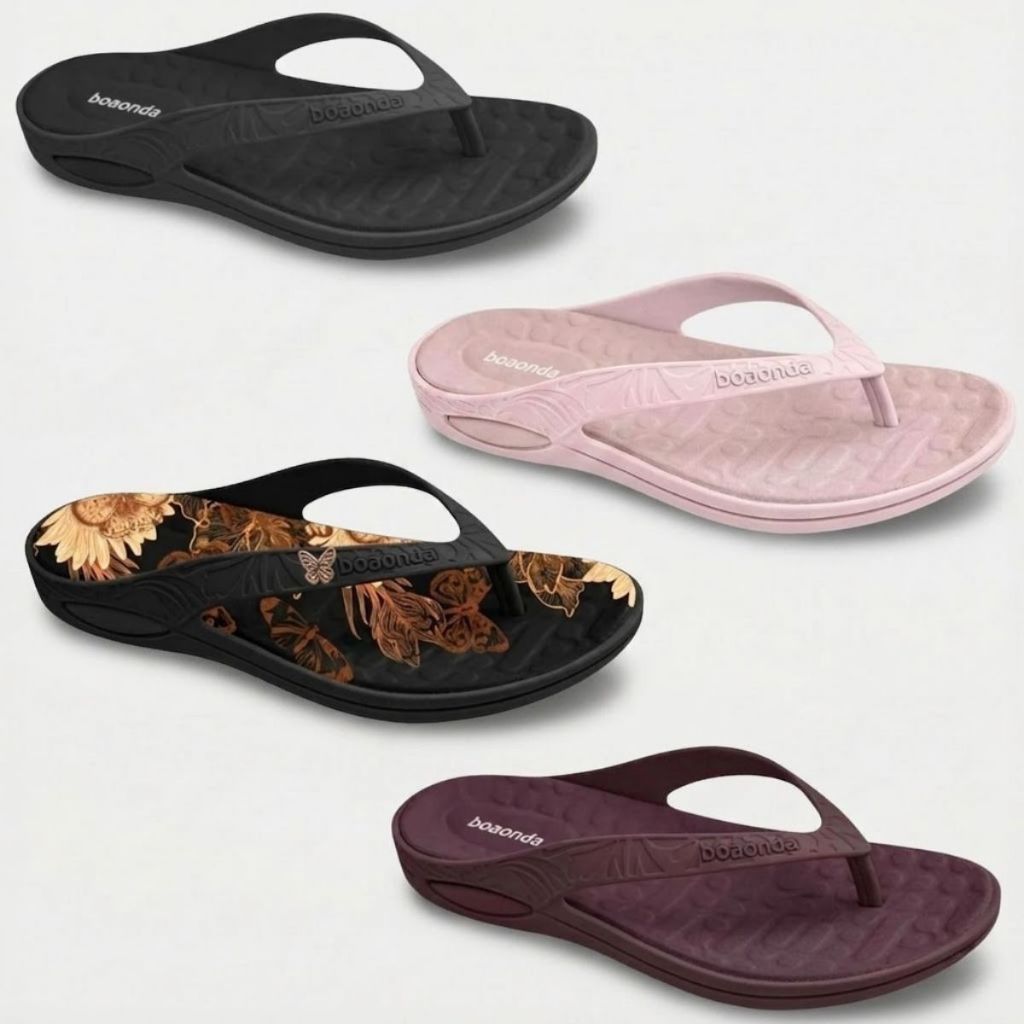 Chinelo Ortopédico Boaonda Lilly Feminino Anatomico Fascite Plantar Esporão Original