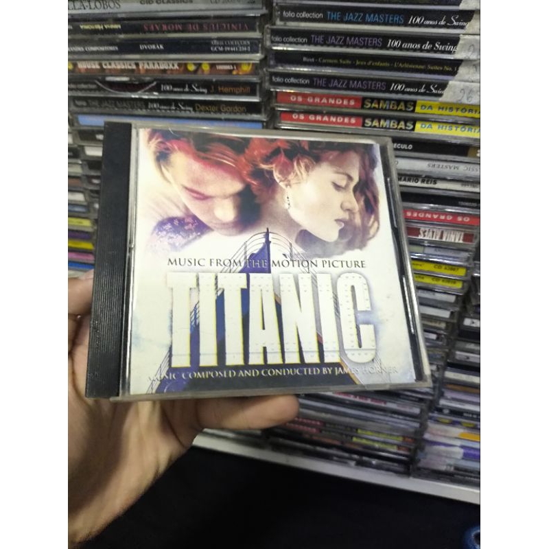 CD MÚSIC FROM THE MOTION PICTURES - TITANIC - MÚSIC COMPOSERS CONDUCTED - CD Usado conservado - REF:CD 1545