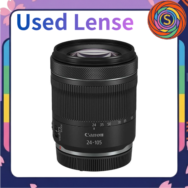 【Secondhand】Canon RF 24-105mm F4-7.1 IS STM Standard Zoom Lens EOS R Mirrorless Camera RF24-105ISSTM used pre-loved