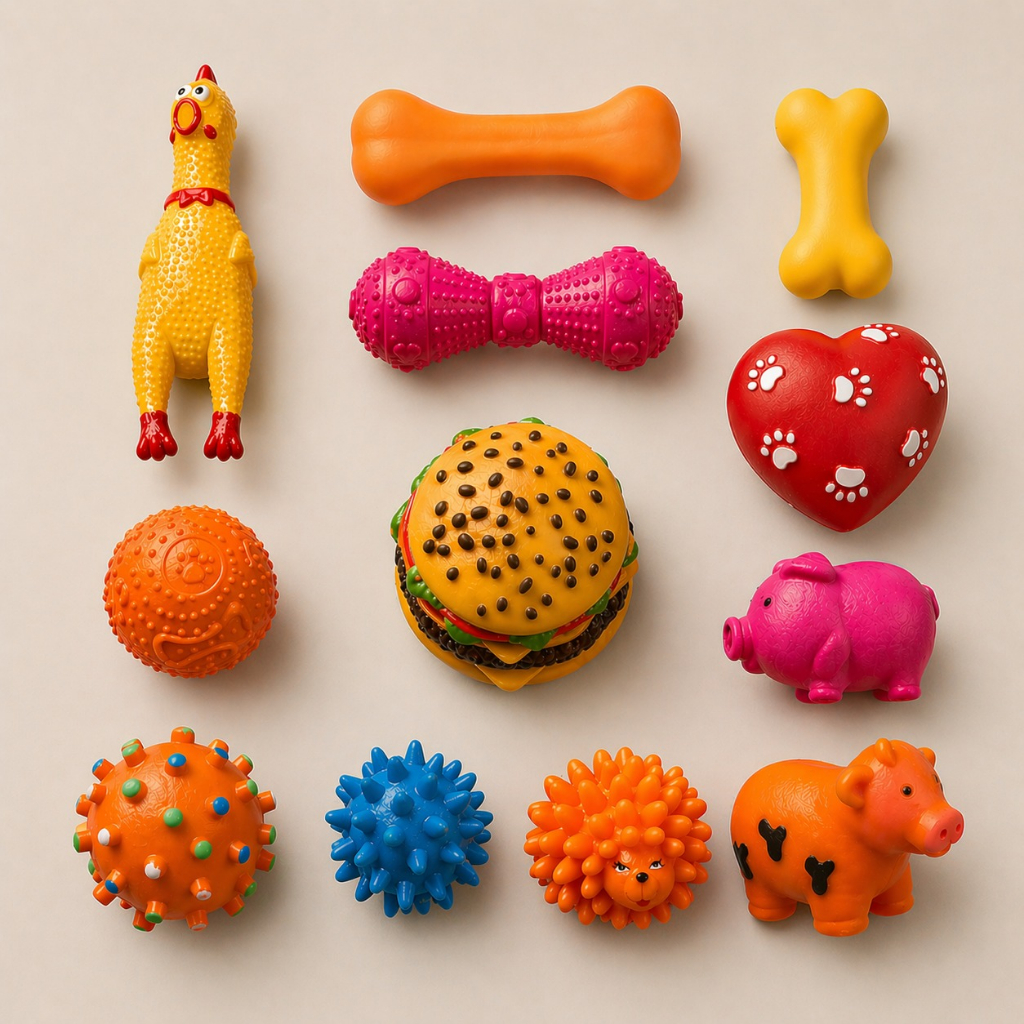 Kit 12/6/3 Brinquedos Mordedores Pet Cachorro Filhote Anti-Stress