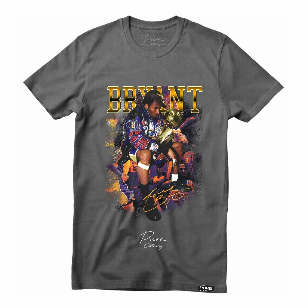 Camiseta Básica Premium Casual Kobe Bryant Lakers NBA 100% Algodão Unissex - #29 Basquete