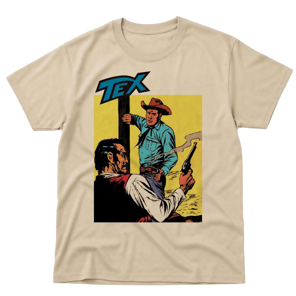Camiseta Poliéster Unissex Tex Willer, Gibi Faroeste, Velho Oeste, Vintage V49