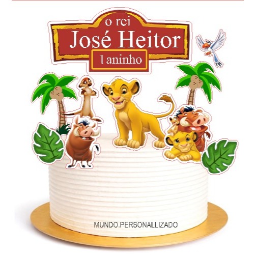 Topo de Bolo - Rei Leão - mais vendido - envio rapido
