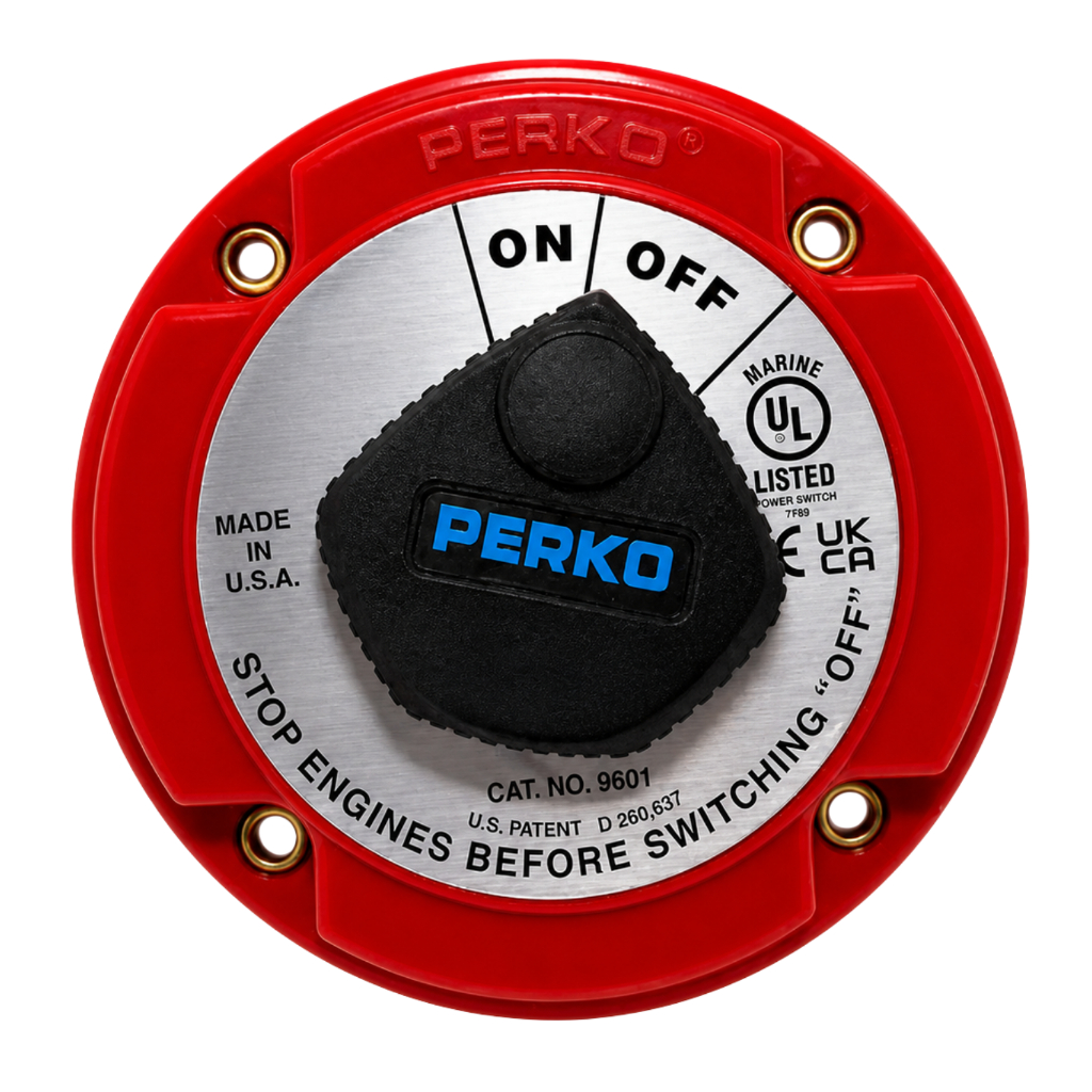 Chave Geral Seletor Perko P/ 1 Bateria 360 Amperes - Barco