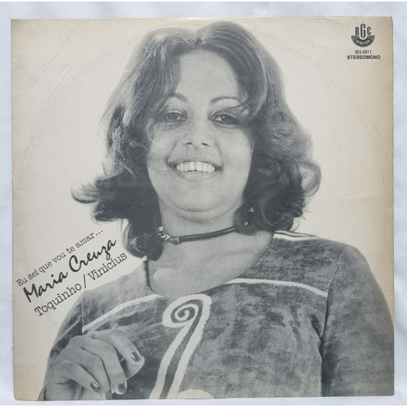 Lp Vinil Maria Creuza / Toquinho / Vinicius - Eu sei que vou te amar