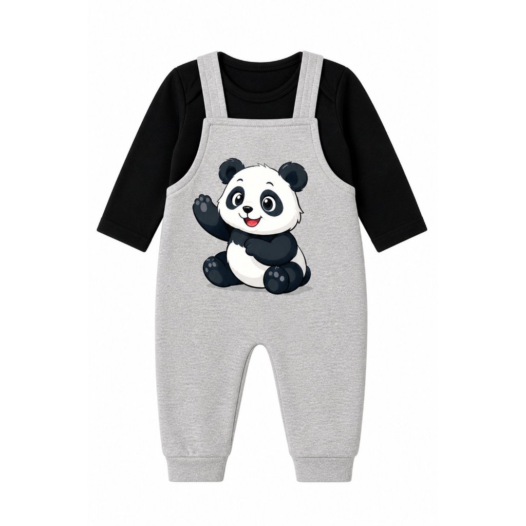 Conjunto Jardineira Longa Bebe UNISEX