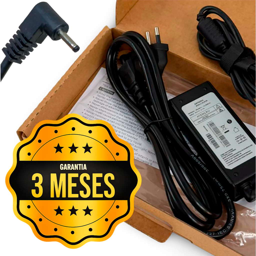 Fonte Carregador Compativel Para Notebook Samsung NP550 XAA NP350 XDA 19v 2.1a 40w