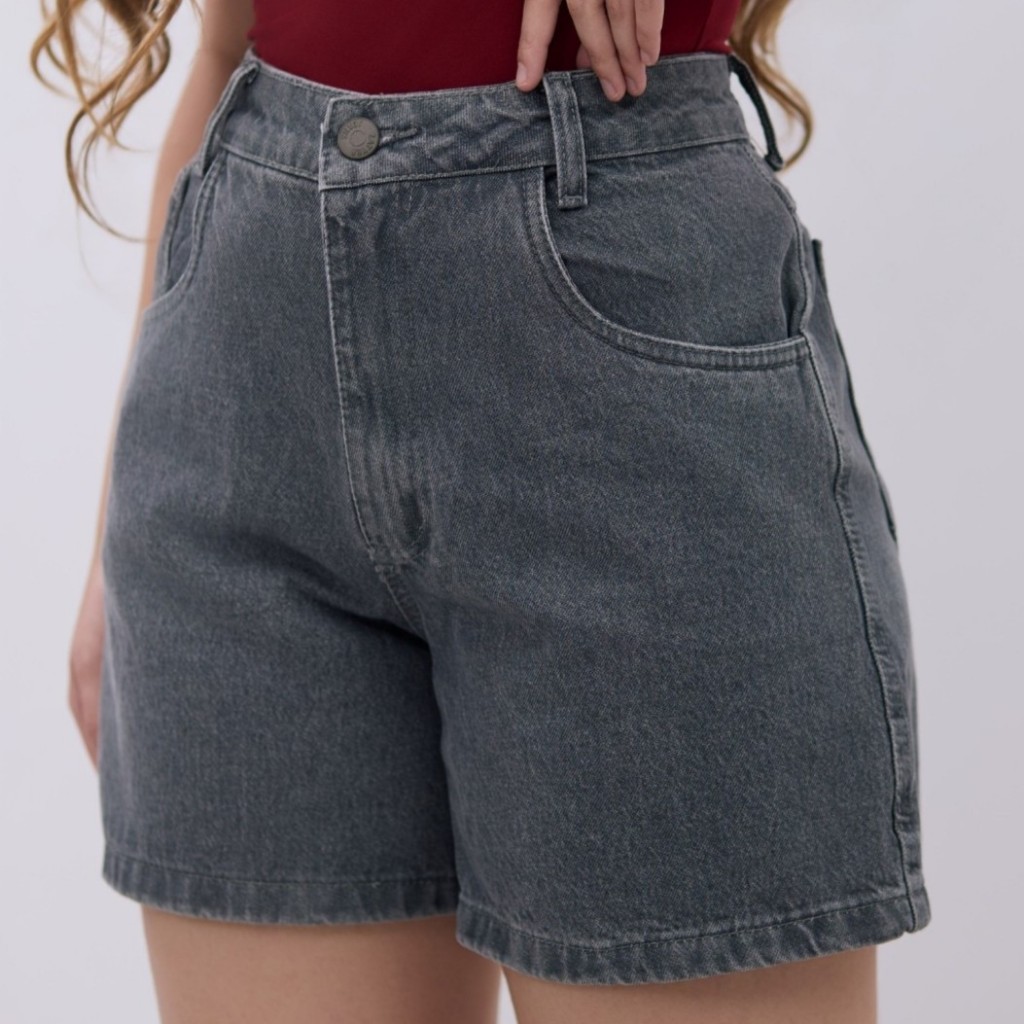 Short Bermuda Jeans - Viena Gray