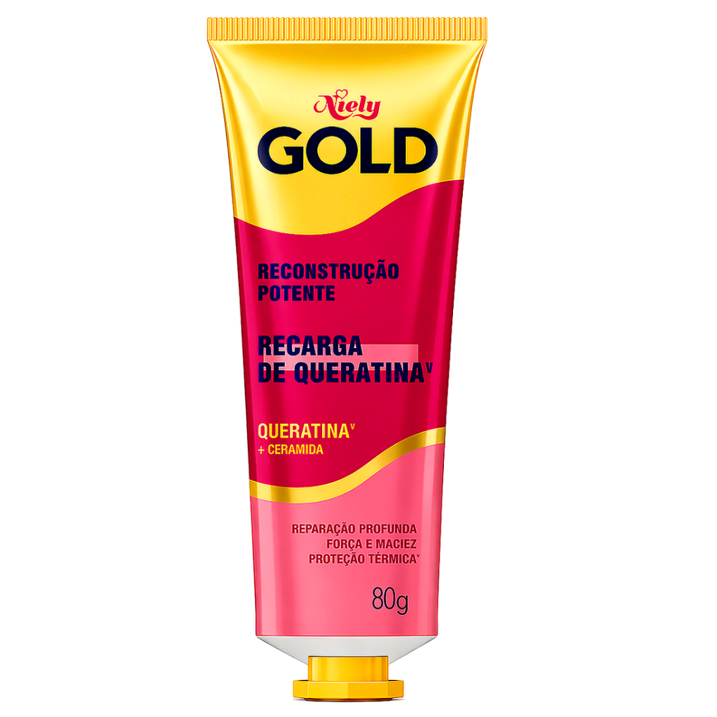 Niely Gold Recarga de Queratina Reparação Profunda 80ml