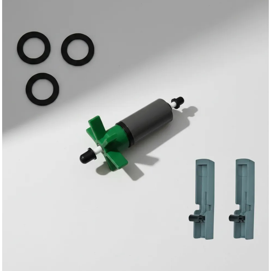 Kit Impeller Rotor Hélice Reposição Filtro Atman At-3335 At-3336 + 2 Travas Clips Fechamento + 3 Borrachas Entre cestos