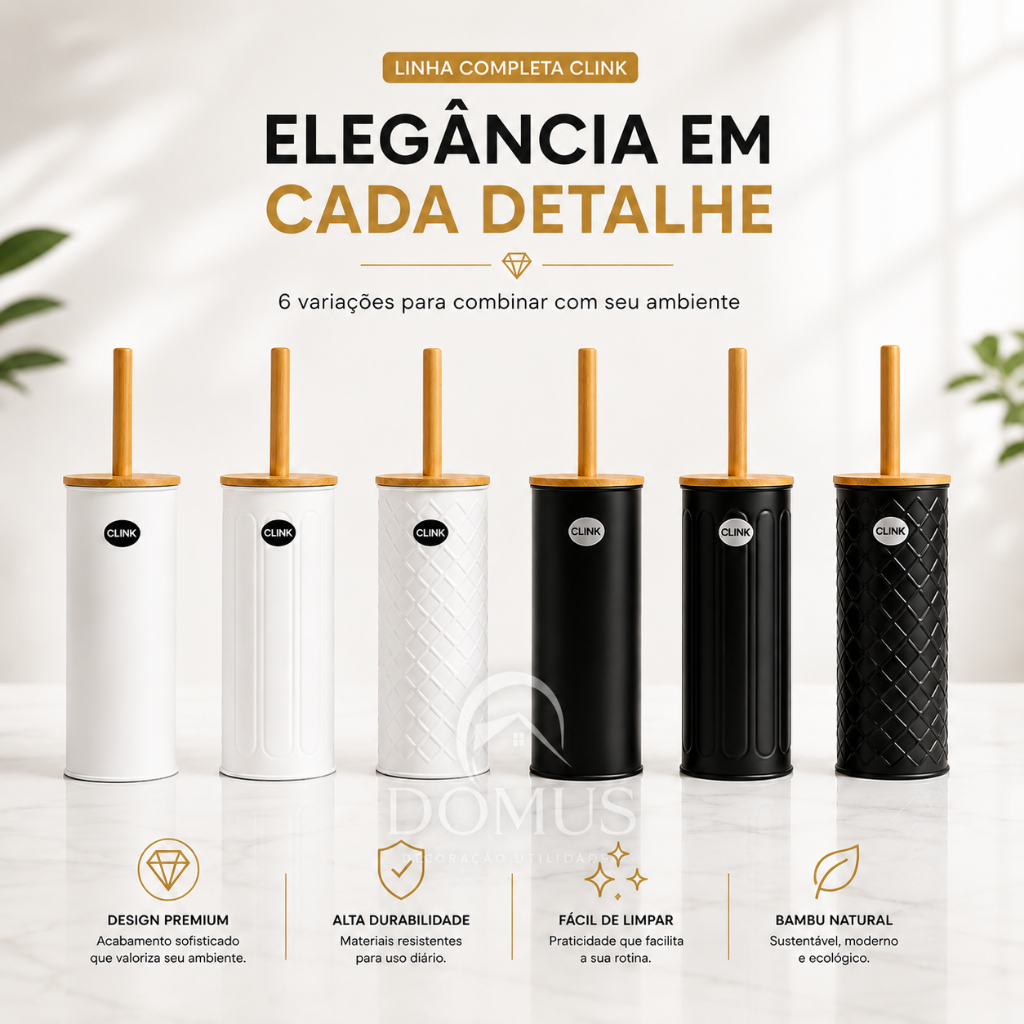 Limpeza Sanitária Escova Higienização Vaso Em Aço Inox C/ Suporte