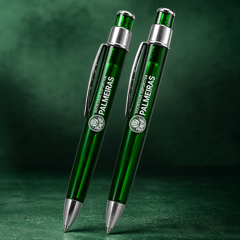 CONJUNTO 2 CANETAS ORIGINAL PALMEIRAS · foto 2