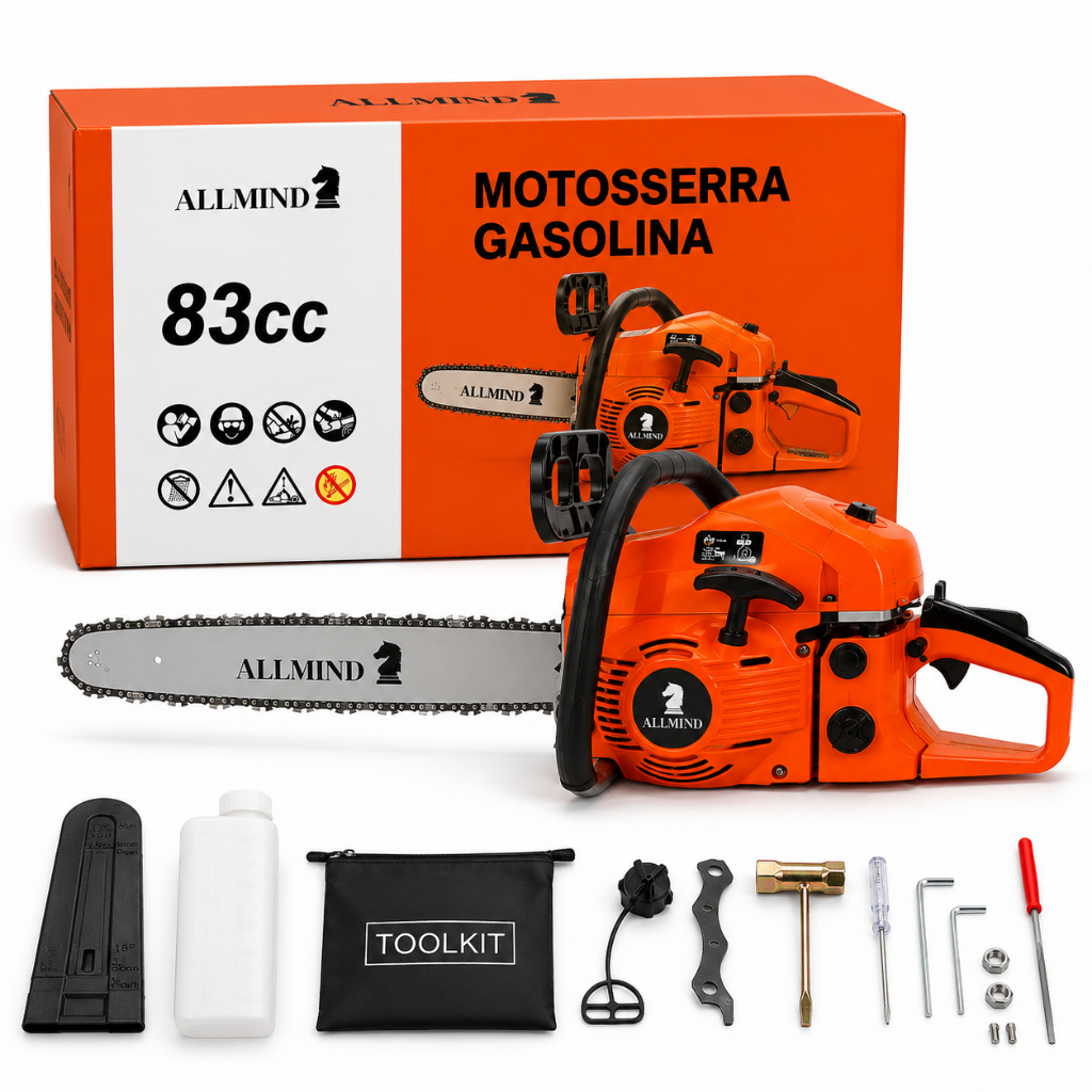 MOTOSERRA PROFISSIONAL A GASOLINA 83CC 3,5HP SABRE 20" (55CM) CORTE POTENTE