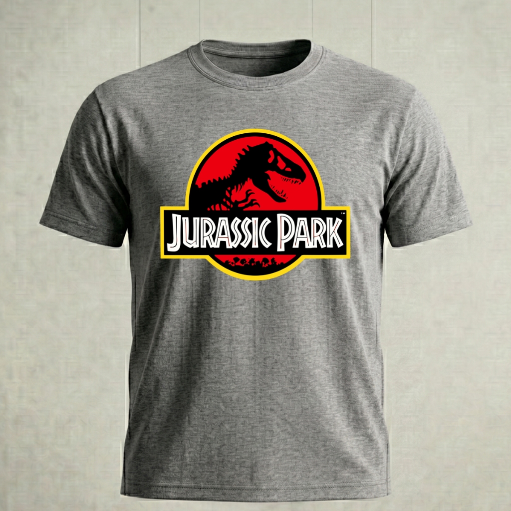Detalhes do Camiseta Jurassic Park 100% Algodão Fio 30.1 Premium Confortável Masculina Feminina
