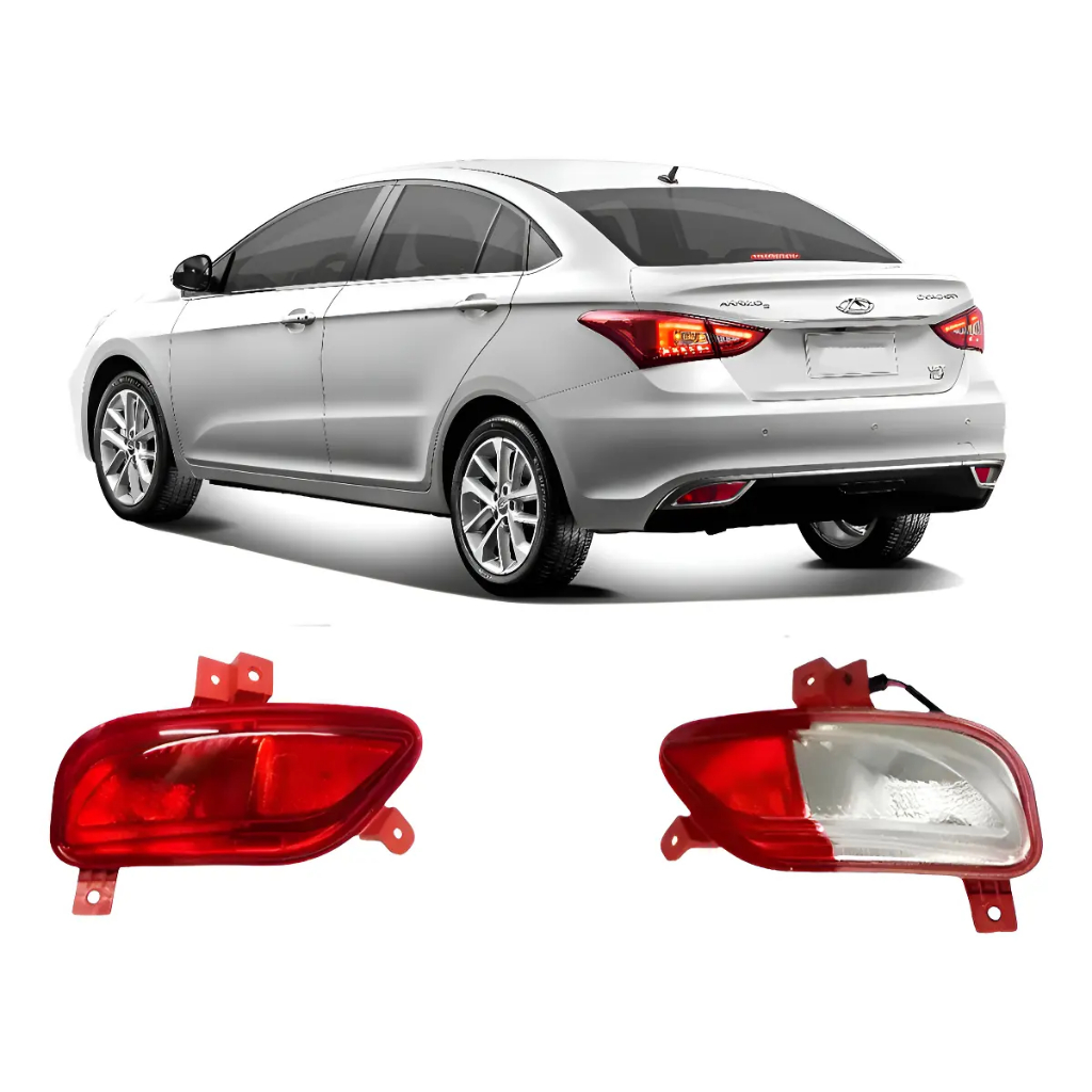Par Refletor Parachoque Traseiro Chery Arrizo 5 2019 2020 2021 605000135AA 605000136AA Novo