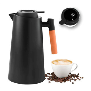 Garrafa Térmica 1 Litro Com Termômetro Led Para Chás / Café Design Moderno quente até 24h