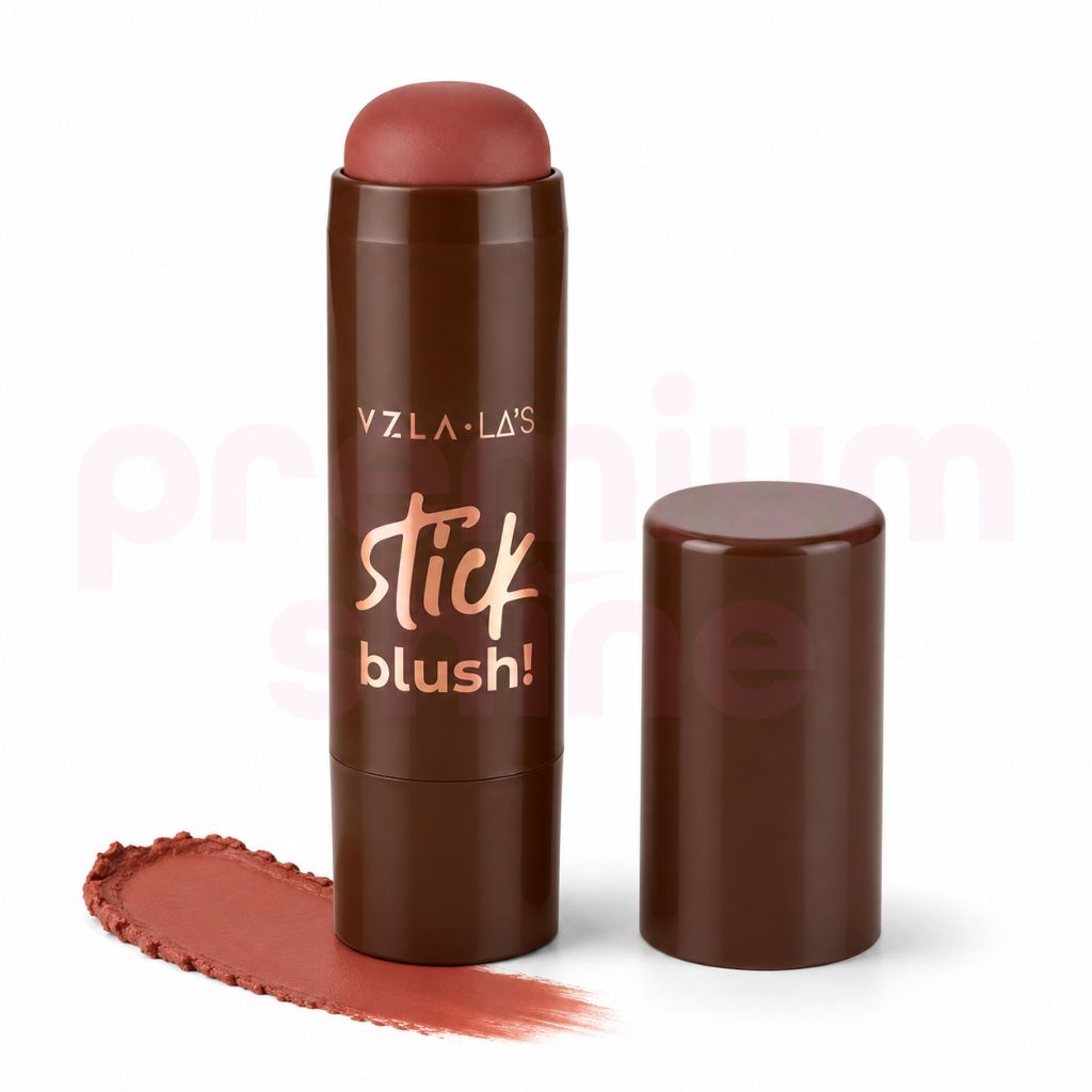 Blush Bastão Stick Red Mocha Bastão Original Vegano Vizzela 7g - Cor: Red Mocha