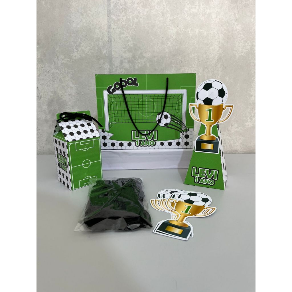 Kit Futebol PEGUE E MONTE Personalizado Caixinhas | Lembrancinha | Mimos | Aniversário Futebol
