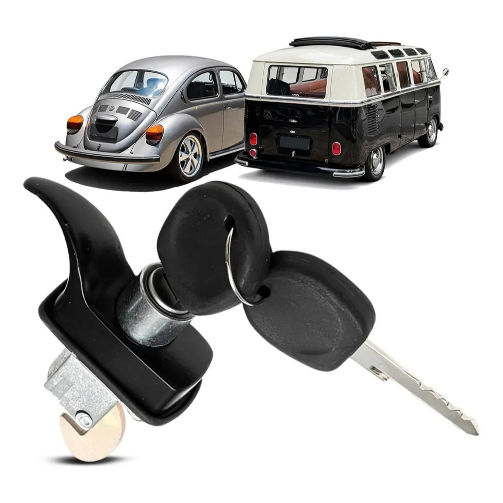Maçaneta Tampa Motor Fusca Kombi 75 a 96 Com Chaves