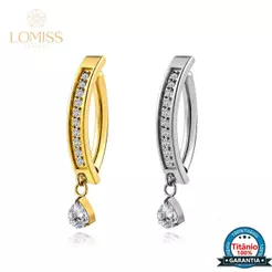Piercing Argola Para Umbigo TitâNio ZircôNia Com Pingente Gota