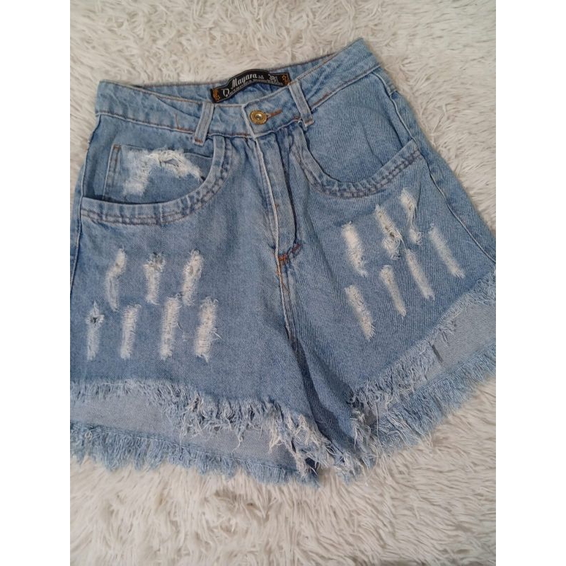 Shorts Jeans Modelos Variados - Brechó