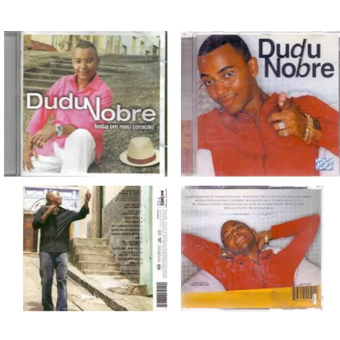 Kit 2 CD Dudu Nobre Festa em Meu Coração + Mole Que - Novo Original Lacrado Nacional Samba