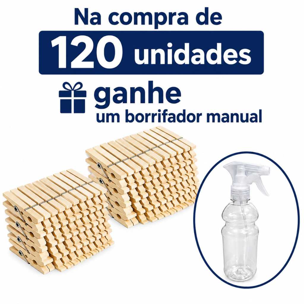 Prendedores de Roupa de Madeira Ou de Plastico Varal: Material Durável, Cores Variadas, Versátil