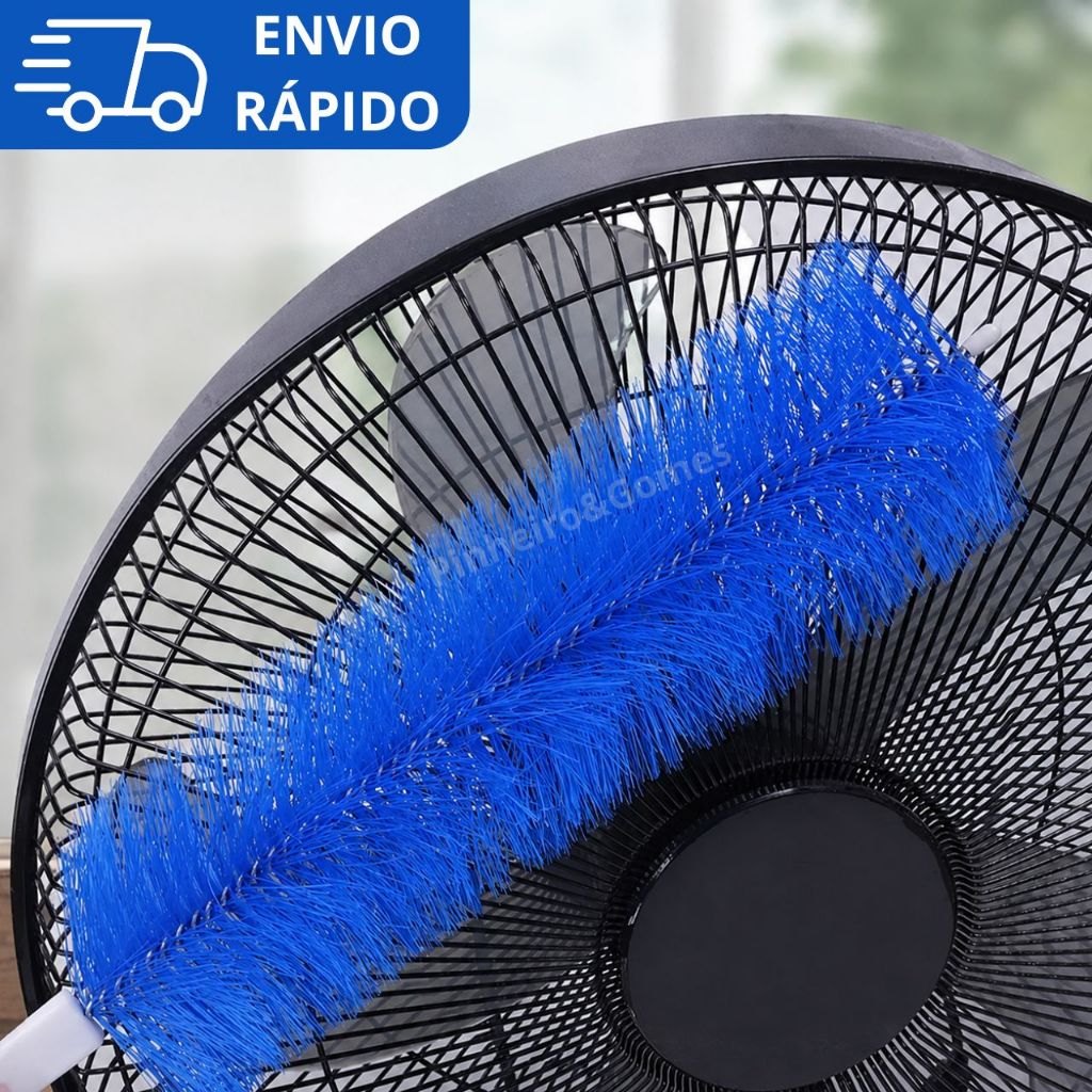 Imagem Escova De Ventilador Espanador De Microfibra Dobrável Removedor De Poeira Limpeza Ar Condicionado