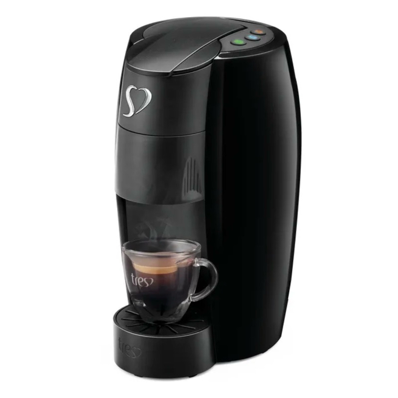 Cafeteira de Espresso 3 Corações LOV 1250W 110v - Extração Silenciosa e Design Moderno