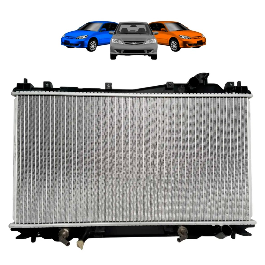 Radiador Honda Civic 1.7 2001 Até 2005 Automatica E Manual