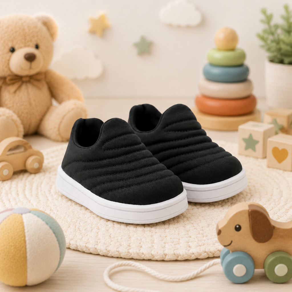 Tênis Baby Infantil Calce Fácil  Antiderrapante Confortável