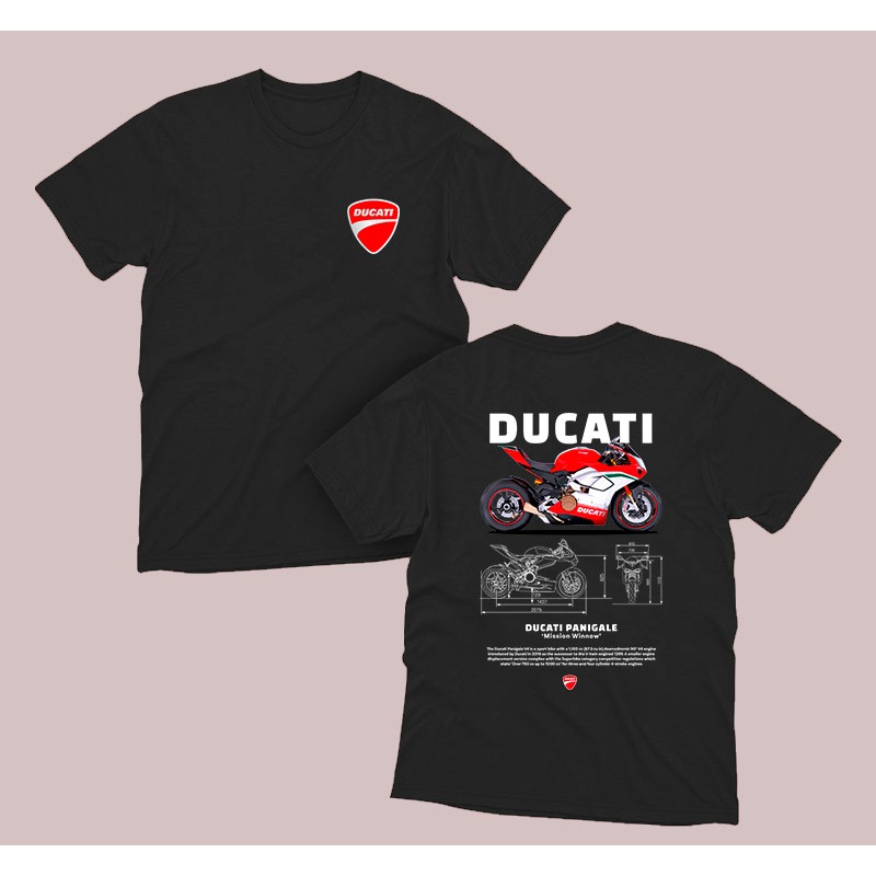 Camiseta Moto Ducati Panigale 100% Algodão Unissex