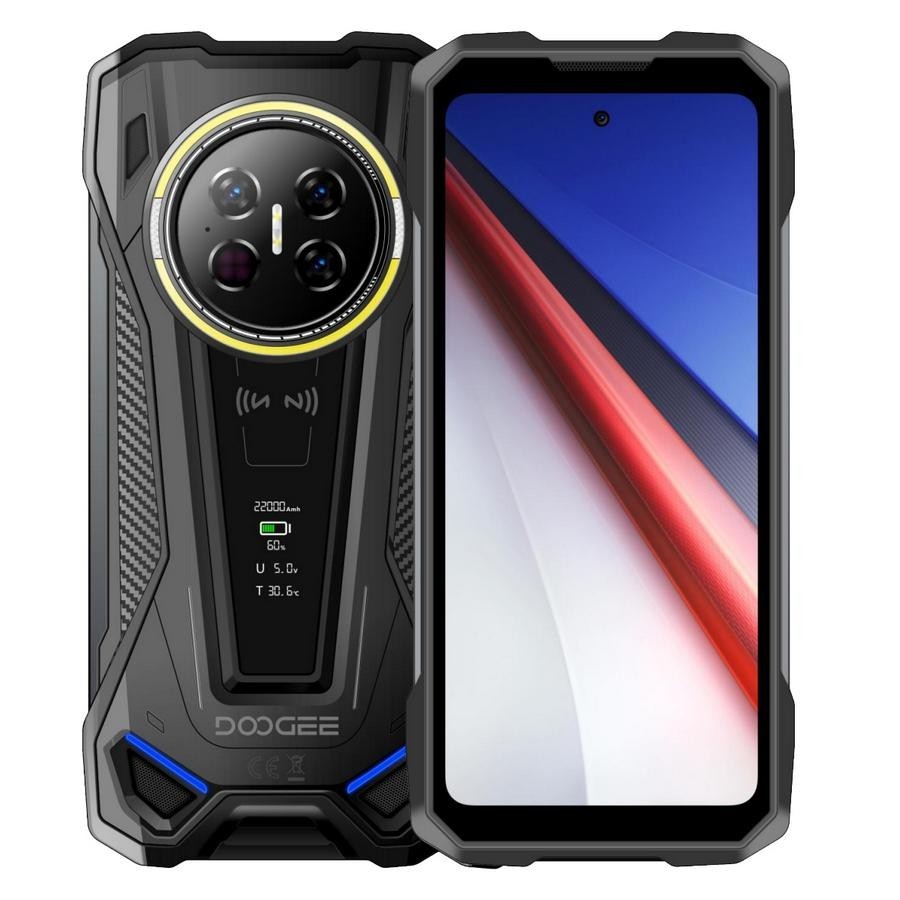 Smartphone Doogee V Max 2 5G 48GB RAM 512GB Android 16 Bateria 22000mAh