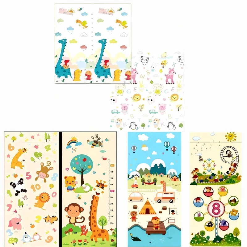 Tapete Infantil Emborrachado Dupla Face 200x180cm Anti Impacto para Bebê — foto 9