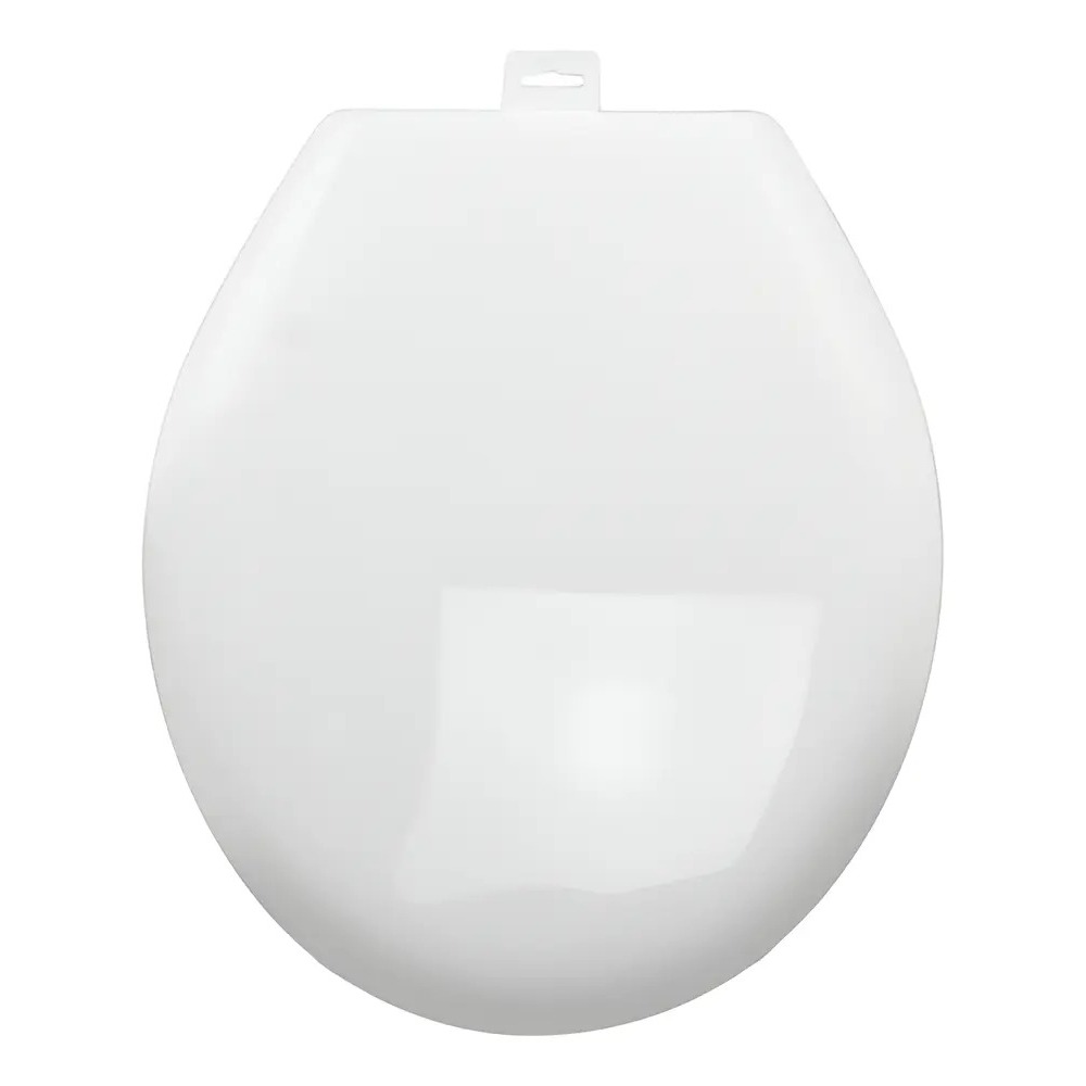 Tampa Vaso Assento Sanitário Oval Almofadado Confortavel Branco Atlas · foto 2