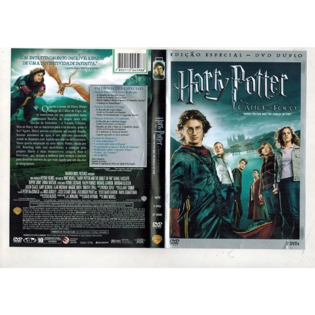DVD - Harry Potter E O Cálice De Fogo (DUPLO) (PRODUTO ORIGINAL)