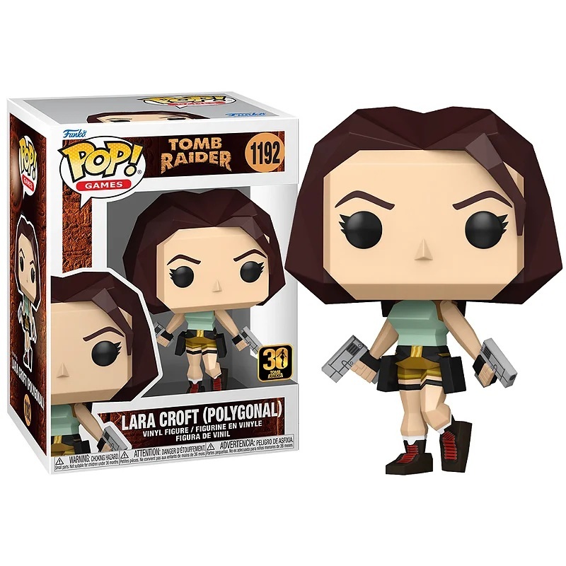 Funko Pop Games Tomb Raider Lara Croft Polygonal 1192 Original