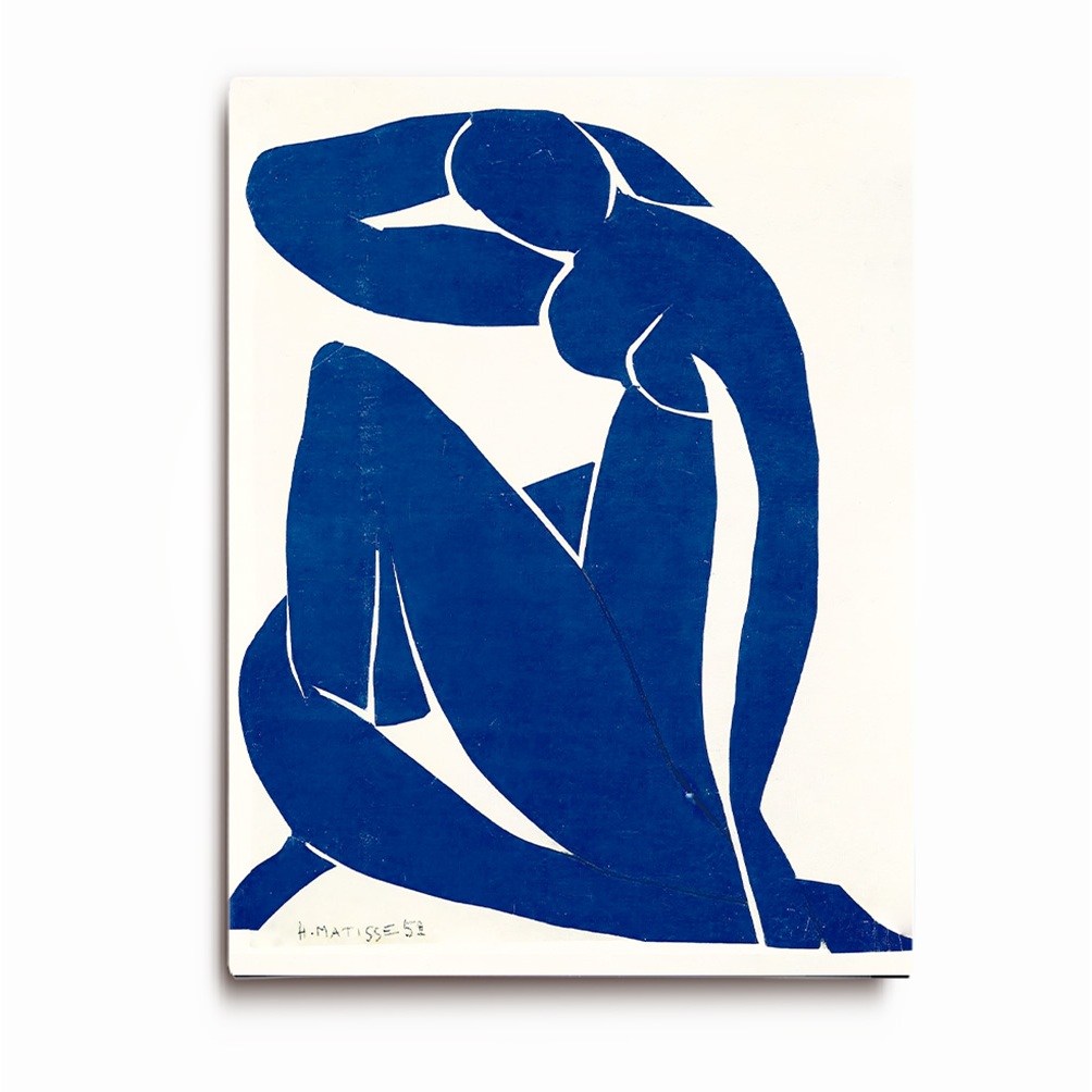 Quadro decorativo. Blue Nude II Henri Matisse. Impressão Tela Canvas.