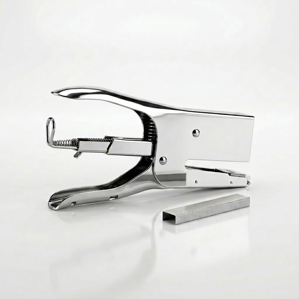 Grampeador Tradicional De Mesa Empresa Material Escritório Conjunto Com Grampos Resistentes