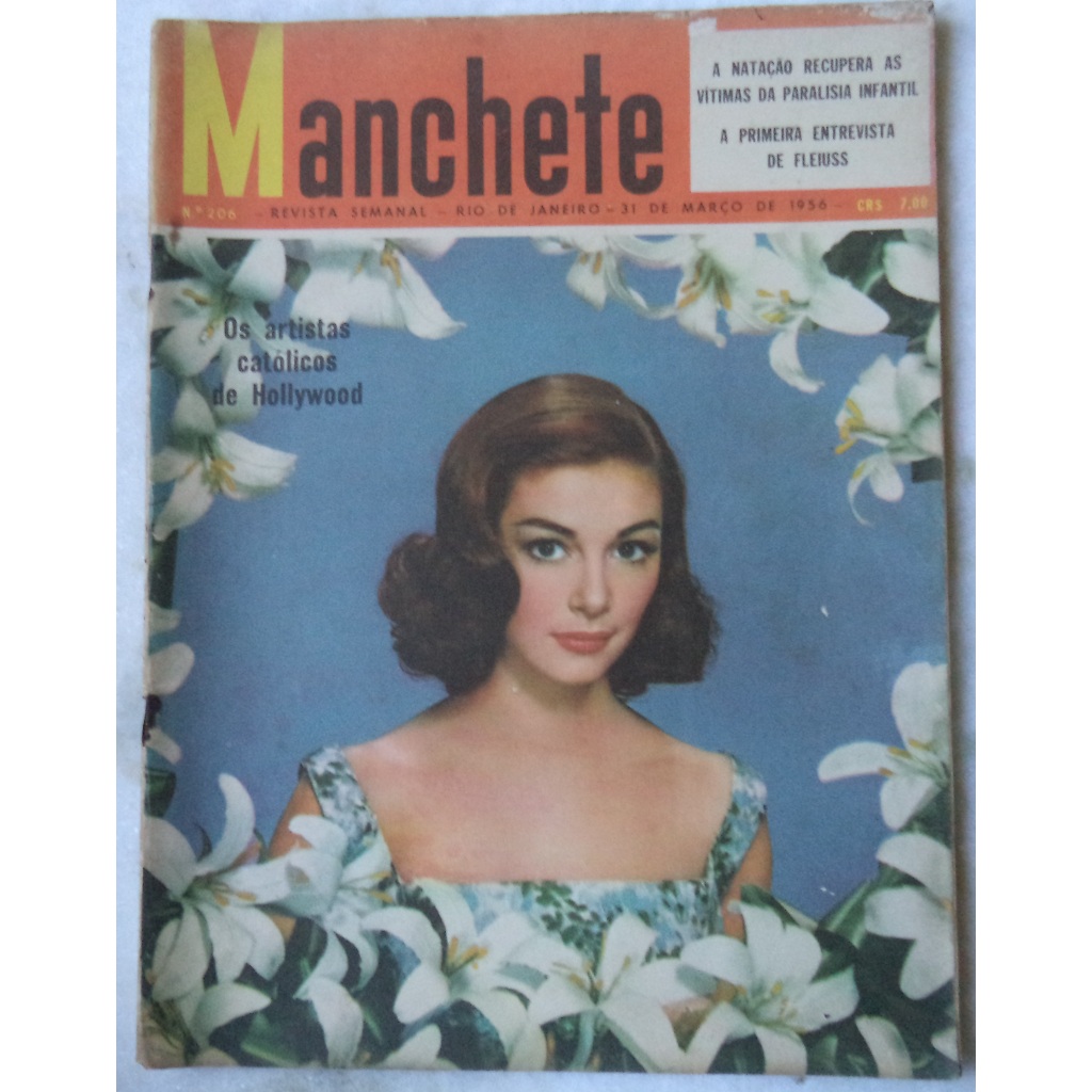 Revista Manchete N° 206 - os artistas católicos de hollywood