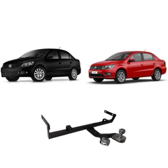 Engate Volkswagen Voyage 2009 a 2023 Reforcel Reboque Rabicho Protetor 500KG