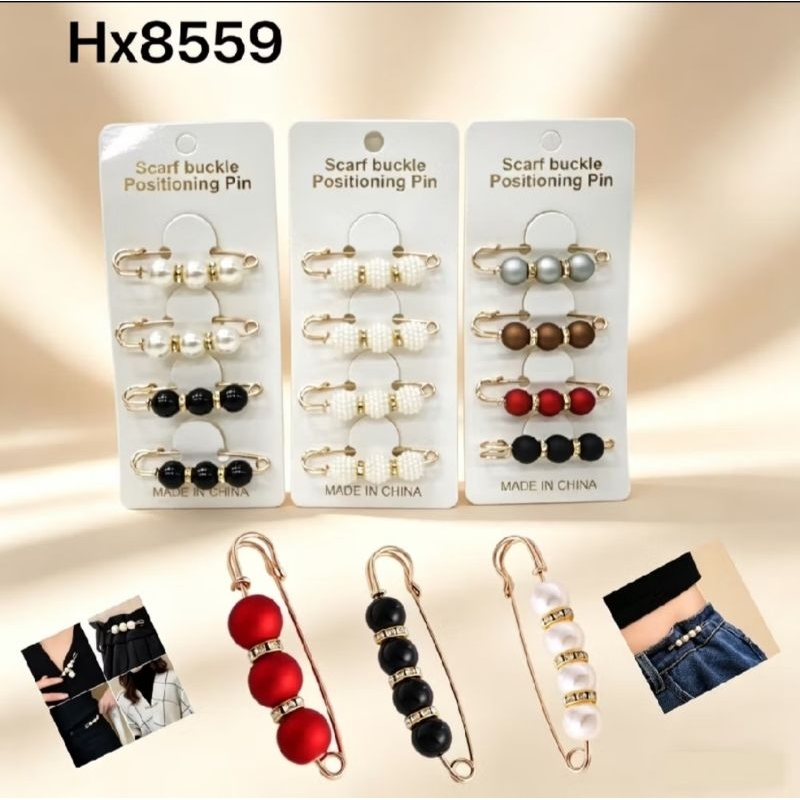 Broches Decorativos com Pérolas 8559